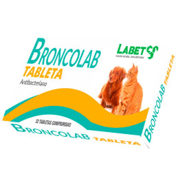 Broncolab Tableta Caja x 32und 4Blister Doxiciclina Antibiotico Comprimido Oral, Labet