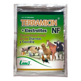 Terramicin NF 1Kg Oxitetraciclina+ELECTROLITOS Antibiotico Antidiarrea Polvo Soluble, Labet