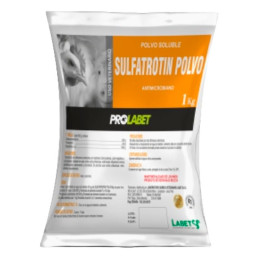 Sulfatropin 1Kg Sulfamonometoxina Trimetoprim Antibiotico Polvo Soluble, Labet