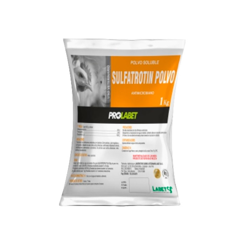  Sulfatropin 1Kg Sulfamonometoxina Trimetoprim Antibiotico Polvo Soluble, Labet 327.966102 Sulfatropin 1Kg Sulfamonometoxina Tri
