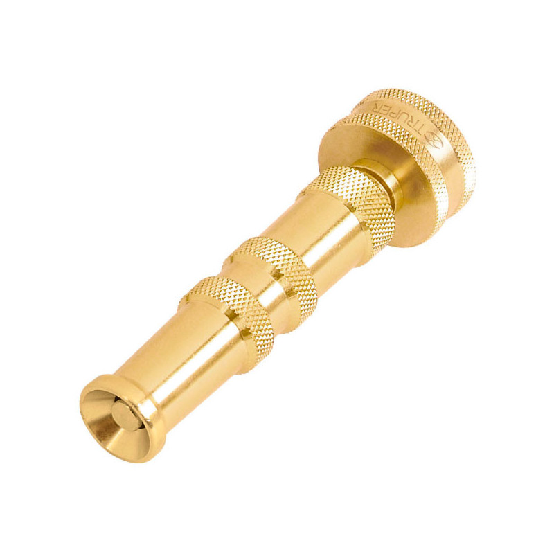  Pitones Chiflon para Manguera Conexión Roscada Hembra 3/4 Largo 4" Regulador de chorro de laton, CHMA-4 13136 Truper 13.559322 