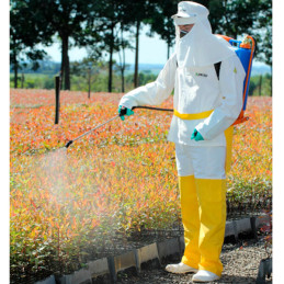 Equipo de Proteccion Personal Agricola EPP Para Fumigacion Pulverizacion Manual Hidrorepelente Talla GG, Jacto