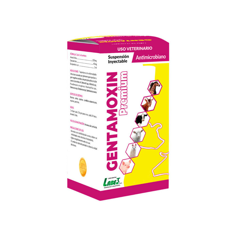 Gentamoxin Premium 250ml Amoxicilina Gentamicina Antibiotico Antimicrobiano Inyectable, Labet 131.355932 Gentamoxin Premium 250 Gentamoxin Premium 250ml Amoxicilina Gentamicina Antibiotico Antimicrobiano Inyectable, Labet 131.355932 Gentamoxin Premium 250