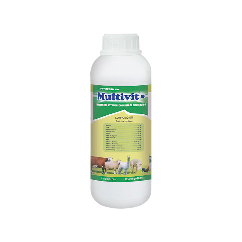  Multivit NF 500ml Reconstituyente Vitaminico Energizante Antiestresante Sol Oral, Labet 32.20339 Multivit NF 500ml Reconstituye