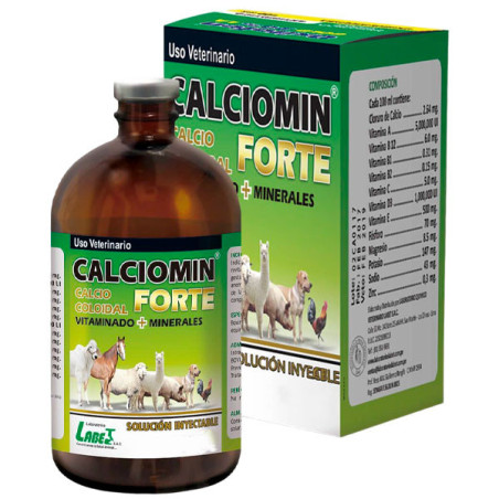 Calciomin Forte 500ml Cloruro de Calcio Reconstituyente Multivitaminico Inyectable, Labet 43.220339 Calciomin Forte 500ml Cloru