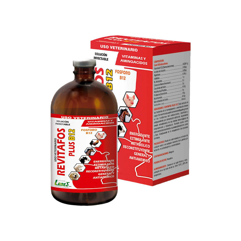  Revitafos Plus B12 50ml Reconstituyente Multivitaminico Aminoacidos Inyectable, Labet 20.338983 Revitafos Plus B12 50ml Reconst