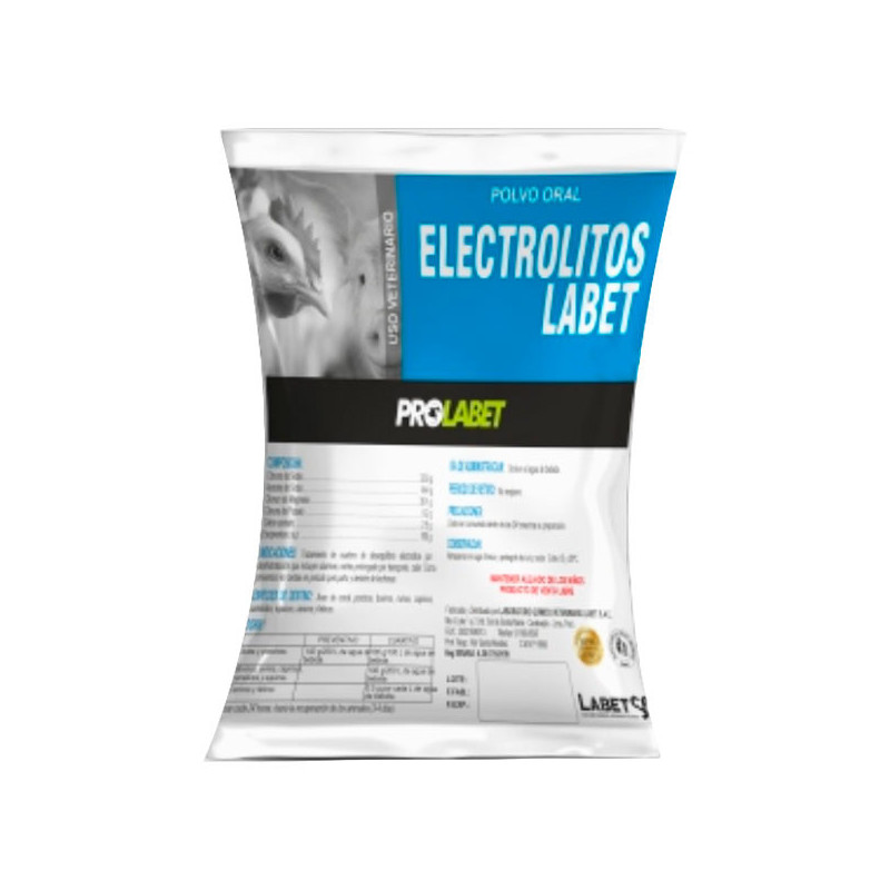  Electrolitos Labet 100gr Uso Veterinario Para Deshidratacion Diarreas Inyectable Polvo Soluble 32.20339 Electrolitos Labet 100g