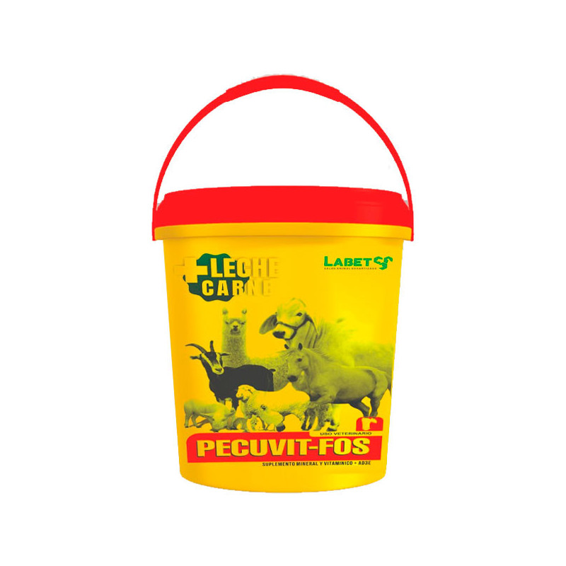  Pecuvit FOS 20Kg Suplemento Vitaminico Sales Minerales Nutricion Animal Polvo Soluble, Labet 222.881356 Pecuvit FOS 20Kg Suplem
