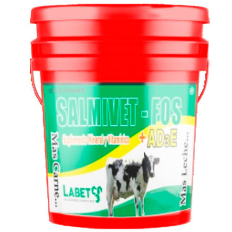  Salmivet FOS AD3E 20Kg Suplemento Mineral Vitaminico Premezcla en Alimentos, Labet 224.576271 Salmivet FOS AD3E 20Kg Suplemento