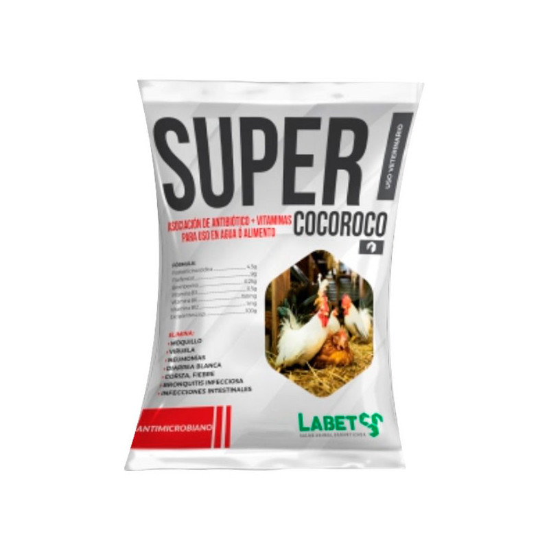 Super Cocoroco 1Kg Antibiotico Complejo Vitaminico Polvo Soluble, Labet 135.59322 Super Cocoroco 1Kg Antibiotico Complejo Vitam Super Cocoroco 1Kg Antibiotico Complejo Vitaminico Polvo Soluble, Labet 135.59322 Super Cocoroco 1Kg Antibiotico Complejo Vitam