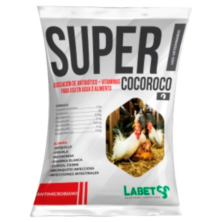  Super Cocoroco 1Kg Antibiotico Complejo Vitaminico Polvo Soluble, Labet 135.59322 Super Cocoroco 1Kg Antibiotico Complejo Vitam