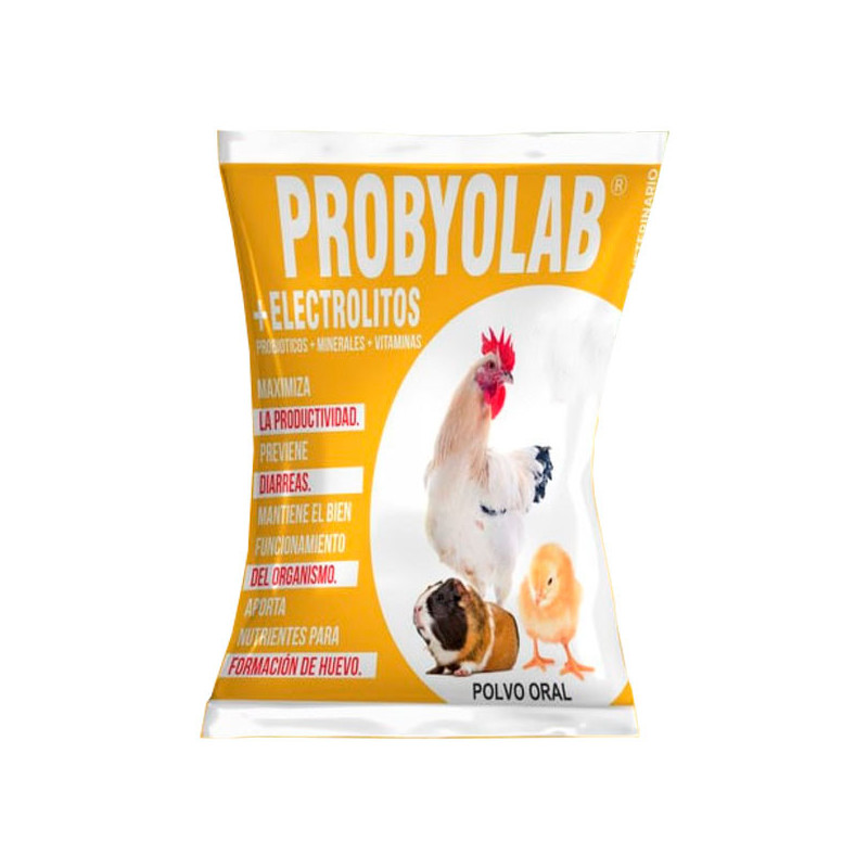  Probyolab+Electrolitos 100gr Probioticos Suplemento Vitaminico Polvo Soluble, Labet 18.644068 Probyolab+Electrolitos 100gr Prob