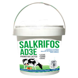  Salkrifos AD3E 1Kg Pack x 24und Suplemento Nutricional Sales Minerales Promotor Lacteo, Labet 256.779661 Salkrifos AD3E 1Kg Pac