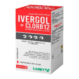  Ivergol+Clor B12 250ml Ivermectina Clorsulon VitB12 Antiparasitario Uso Veterinario Inyectable, Labet 139.830508 Ivergol+Clor B