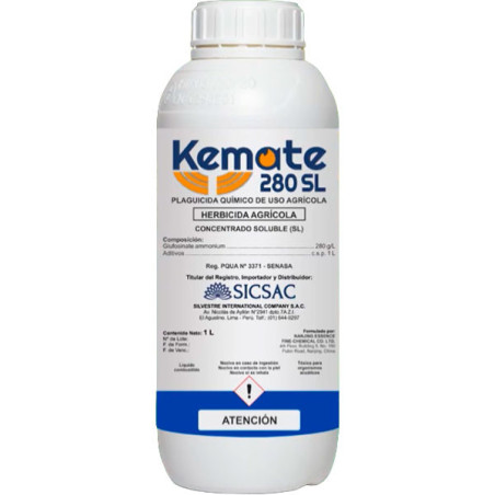  Kemate 1L Glufosinate de Amonio Herbicida Post emergente SICompany 38.135593 Kemate 1L Glufosinate de Amonio Herbicida Post eme