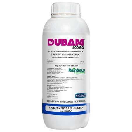  Duban 1L Pyrimethanil Fungicida Sistemico Translaminar SICompany 90.677966 Duban 1L Pyrimethanil Fungicida Sistemico Translamin