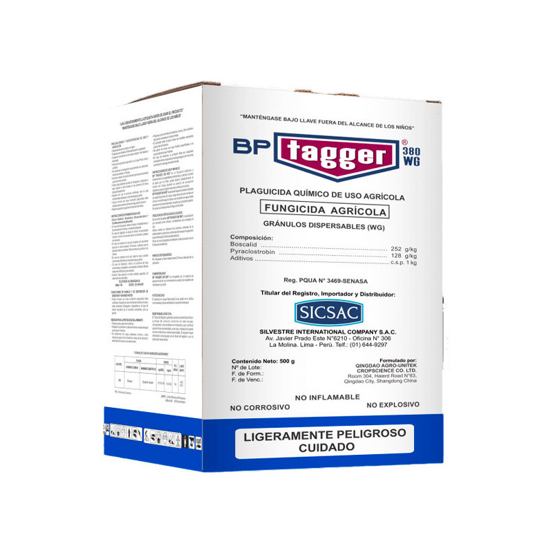  BP Tagger 1Kg Boscalid+Pyraclostrobin Fungicida Sistemico Accion Protectante Curativo SICompany 333.050847 BP Tagger 1Kg Boscal