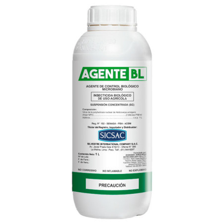  Agente BL 1L Hear NPV Insecticida Biologico Accion Por Ingestion SICompany 217.79661 Agente BL 1L Hear NPV Insecticida Biologic