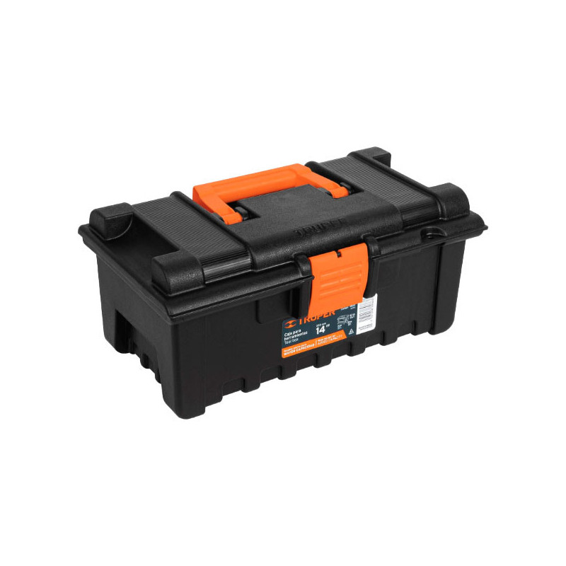 Caja para Herramientas Plastica Largo 14", Ancho 8", Alto 6 1/2", Peso 0.72 kg, CHA-14N 19854 Truper 16.440678 Caja para Herram Caja para Herramientas Plastica Largo 14", Ancho 8", Alto 6 1/2", Peso 0.72 kg, CHA-14N 19854 Truper 16.440678 Caja para Herram