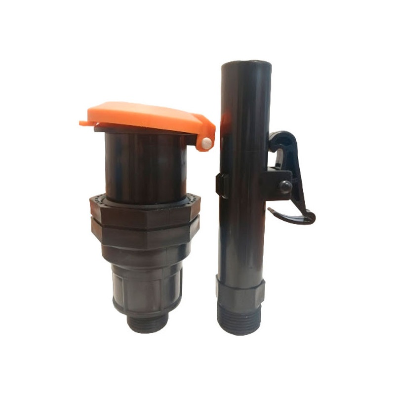  Valvula de Acople Rapido Irrigation System PP 1" con Llave Bayoneta para Hidrante de Riego 23.728814 Valvula de Acople Rapido I