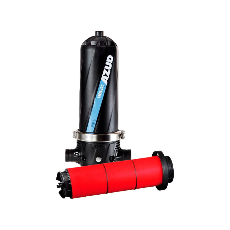  Filtro de Agua Helix System PP 2" M-NPT 2NA 130micrones 120Mesh Anillos Ranurado, Azud 505.084746 Filtro de Agua Helix System P