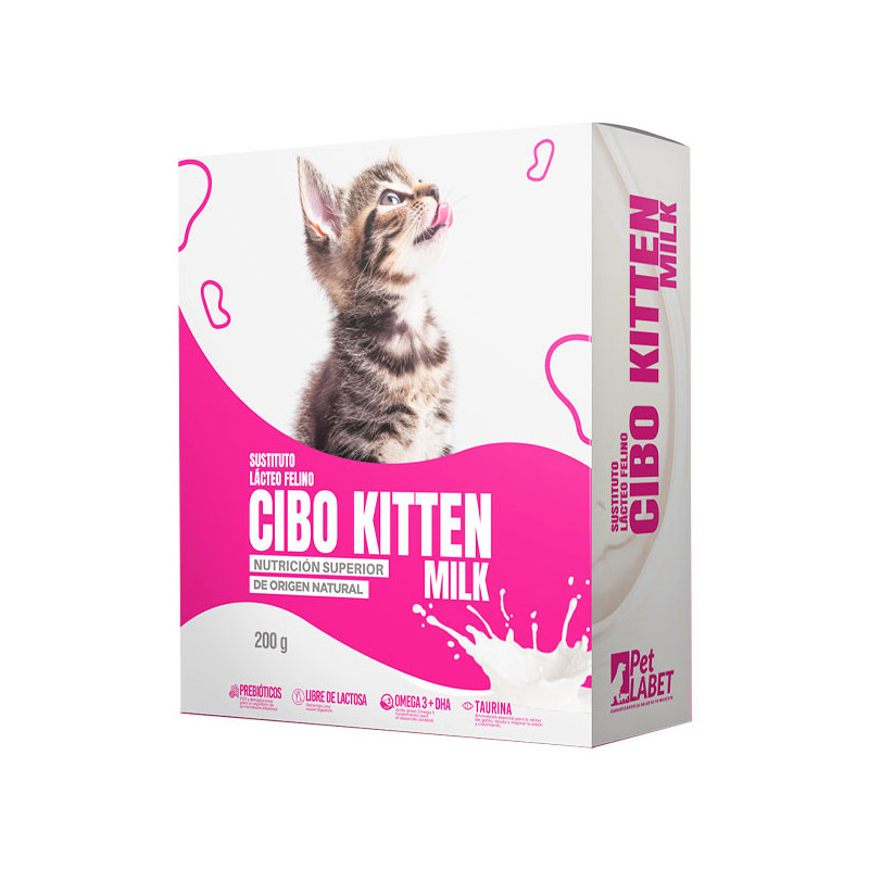  Cibo Kitten Milk 200gr Pack x 12und Sustituto Lacteo Felino Lactantes Suplemento Nutricional, Labet 219.491525 Cibo Kitten Milk