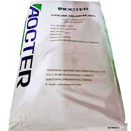  Cloruro de Colina 60% 25Kg Super Quality Grado Alimenticio Animal Suplemento AOECTER 120.338983 Cloruro de Colina 60% 25Kg Supe