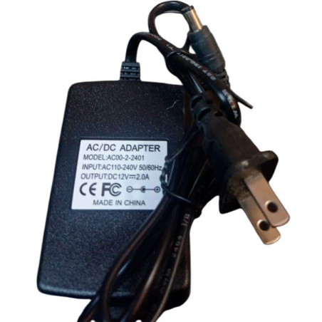  Cargador Fuente 12VDC 2A Adaptador Para Enerizador Hagroy 19.491525 Cargador Fuente 12VDC 2A Adaptador Para Enerizador Hagroy A