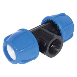  Enlace Tee Rosca Hembra 32X1"X32MM Riego HDPE PN16 SENKRON 8.474576 Enlace Tee Rosca Hembra 32X1"X32MM Riego HDPE PN16 SENKRON
