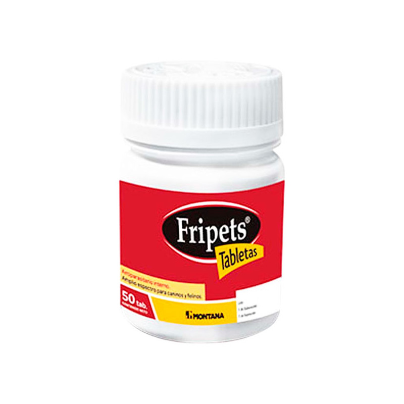  Fripets 50 Tabletas Antiparasitario Interno Amplio Espectro Oral, Montana 61.864407 Fripets 50 Tabletas Antiparasitario Interno