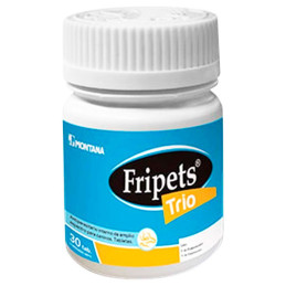  Fripets Trio 30 Tabletas Antiarasitario Interno Amplio Espectro Oral, Montana 43.220339 Fripets Trio 30 Tabletas Antiarasitario