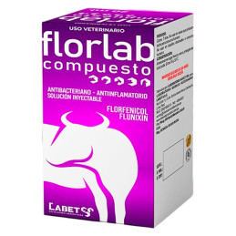  Florlab Compuesto 50ml Florfenicol Flunixin Antibiotico Inyectable, Labet 35.59322 Florlab Compuesto 50ml Florfenicol Flunixin 