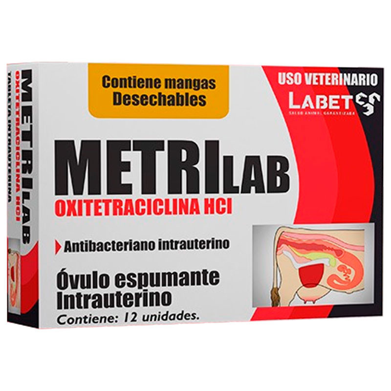 Metrilab Caja x 12und Oxitetraciclina Ovulos Espumantes Intrauterinos Antibiotico, Labet 45.762712 Metrilab Caja x 12und Oxitet Metrilab Caja x 12und Oxitetraciclina Ovulos Espumantes Intrauterinos Antibiotico, Labet 45.762712 Metrilab Caja x 12und Oxitet
