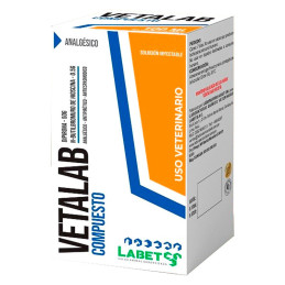  Vetalab Compuesto 100ml Dipirona Antiinflamatorio Tratamiento Enfermedad Articular Inyectable, Labet 54.237288 Vetalab Compuest