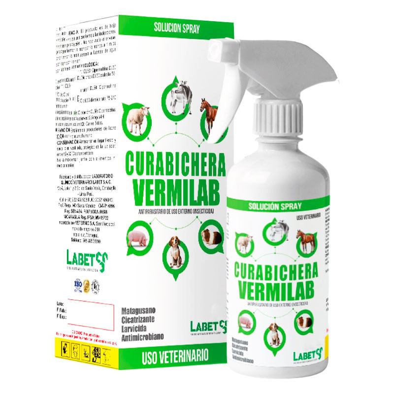 Curabichera Vermilab 100ml Cipermetrina Antiparasitario Sol Spray, Labet 19.491525 Curabichera Vermilab 100ml Cipermetrina Anti Curabichera Vermilab 100ml Cipermetrina Antiparasitario Sol Spray, Labet 19.491525 Curabichera Vermilab 100ml Cipermetrina Anti