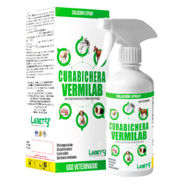  Curabichera Vermilab 440ml Cipermetrina Antiparasitario Sol Spray, Labet 31.355932 Curabichera Vermilab 440ml Cipermetrina Anti