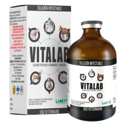  Vitalab 500ml Reconstituyente Vitaminico Mineral Inyectable, Labet 104.237288 Vitalab 500ml Reconstituyente Vitaminico Mineral 