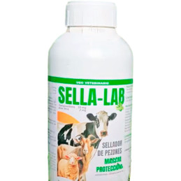  Sella-Lab 1L Yodopovidona Aloe Vera Sellador de Pezones Uso Veterinario Topico, Labet 22.033898 Sella-Lab 1L Yodopovidona Aloe 