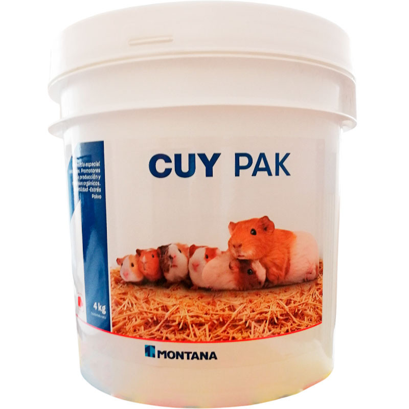  CuyPak Reproduccion 4Kg, Premezcla Balanceado Vitaminas Minerales Cuyes Reproductores, Montana 171.186441 CuyPak Reproduccion 4