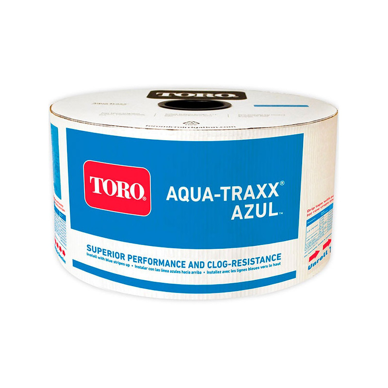  Cinta de Riego por Goteo 16mm 8MIL 1.01LPH 20cm 2286mts Toro AquaTraxx Azul 676.271186 Cinta de Riego por Goteo 16mm 8MIL 1.01L