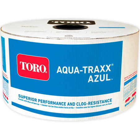  Cinta de Riego por Goteo 16mm 8MIL 1.01LPH 20cm 2286mts Toro AquaTraxx Azul 676.271186 Cinta de Riego por Goteo 16mm 8MIL 1.01L