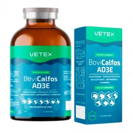  Bovicalfos AD3E 50ml Recalcificante Reconstituyente Vitaminico Emulsion Inyectable, Vetex 17.79661 Bovicalfos AD3E 50ml Recalci