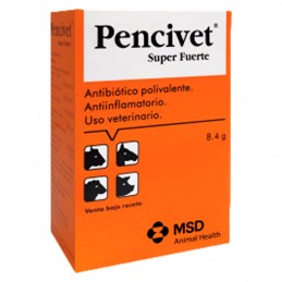  Pencivet Super Fuerte 15ml Penicilina Antibiotico Amplio Espectro Sol Inyectable, Intervet 50.847458 Pencivet Super Fuerte 15ml
