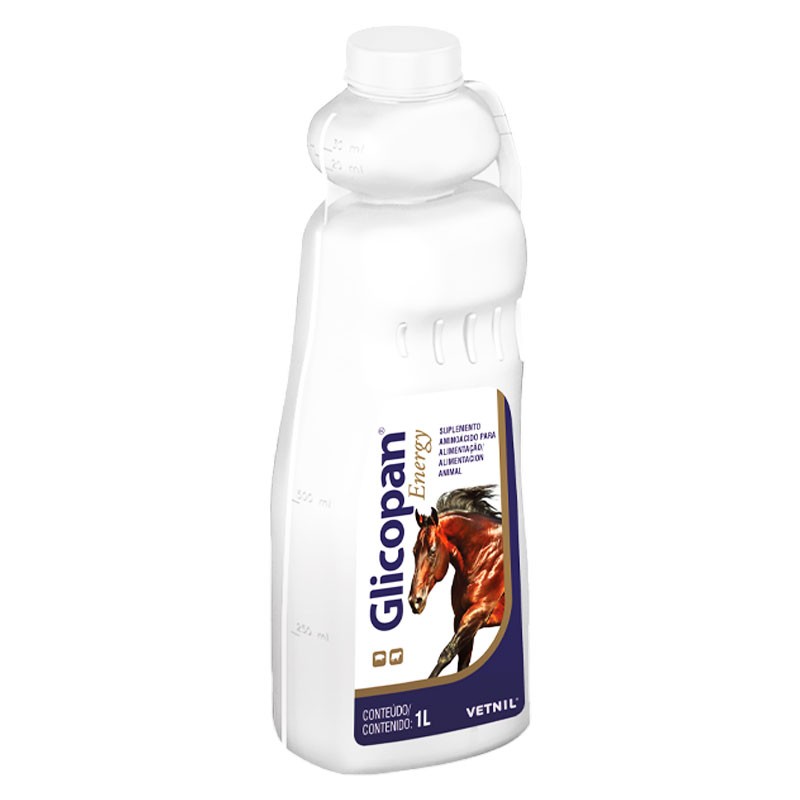  Glicopan Energy 1L Aminoacidos Suplemento Nutricional Veterinario Oral, Vetnil 74.576271 Glicopan Energy 1L Aminoacidos Supleme