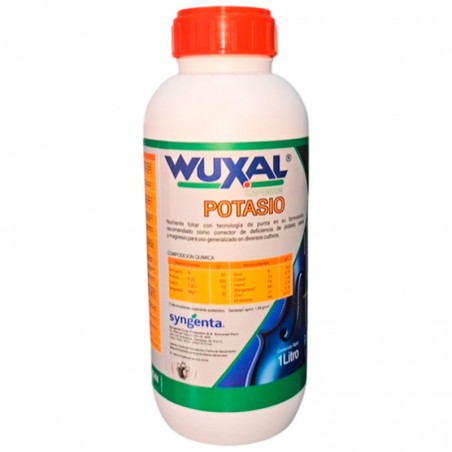  Wuxal Potasio 1L Fertilizante Foliar Concentrado Micronutrientes Quelatados, Syngenta 57.627119 Wuxal Potasio 1L Fertilizante F