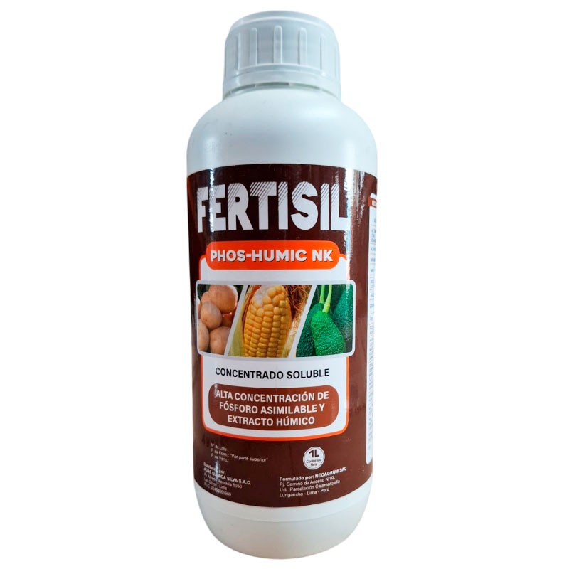  Fertisil Phos-Humic NK 1L Fosforo Fertilizante Foliar Extracto Humico Nutriente, AQS 20.338983 Fertisil Phos-Humic NK 1L Fosfor