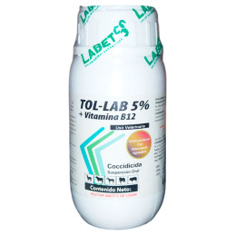  Tol-Lab 5% 120ml Toltrazuril+Vitamina B12 Coccidicida Sol Oral, Labet 33.050847 Tol-Lab 5% 120ml Toltrazuril+Vitamina B12 Cocci