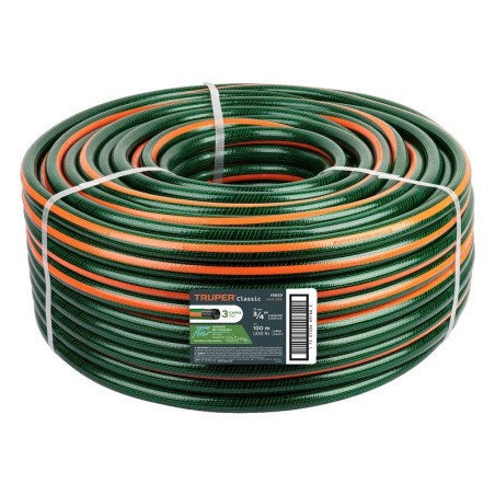  Manguera Reforzadas 3 CAPAS 3/4" Espesor 2.5mm, Pres Max Reventar 213PSI, 100 Metros 23Kg, MAN-3/4R 19859 Truper 276.271186 Man