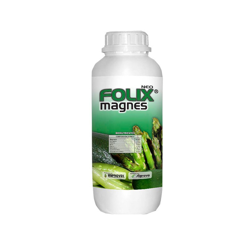 Folix Magnes 1L, Magnesio+Aminoacido, Nutrientes Complejos, Agrevo 22.881356 Folix Magnes 1L, Magnesio+Aminoacido, Nutrientes C Folix Magnes 1L, Magnesio+Aminoacido, Nutrientes Complejos, Agrevo 22.881356 Folix Magnes 1L, Magnesio+Aminoacido, Nutrientes C