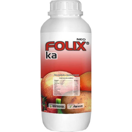  Folix Ka 1L, Potasio+Aminoácido, Nutrientes Complejos, Agrevo 27.118644 Folix Ka 1L, Potasio+Aminoácido, Nutrientes Complejos, 